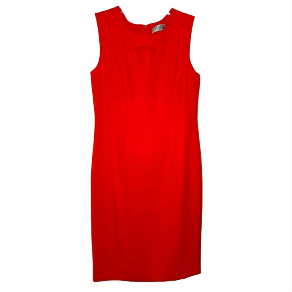 Kasper Orange Sheath Dress